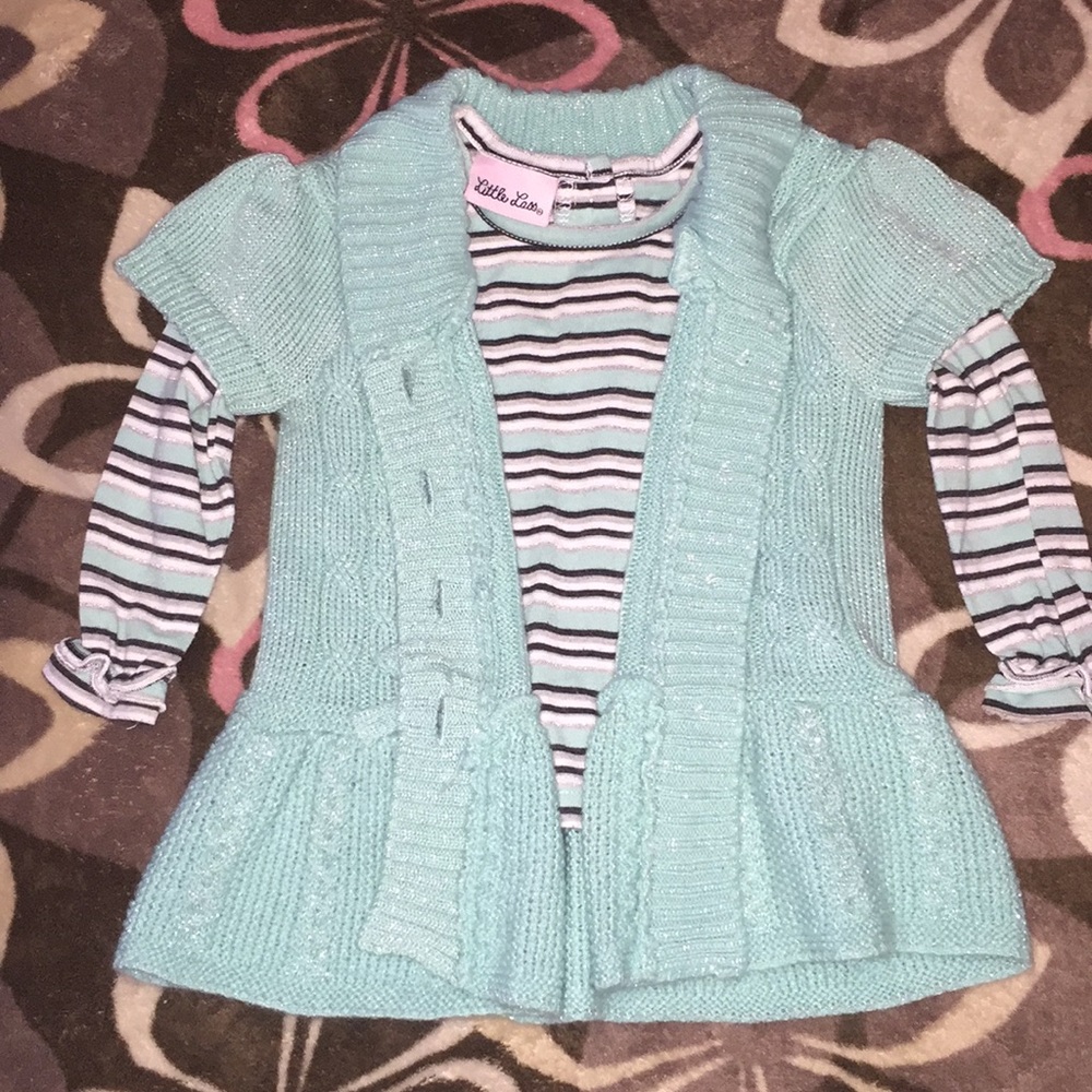 Set. Long sleeve and cardigan